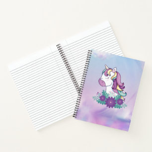 Purple Unicorn Notebook