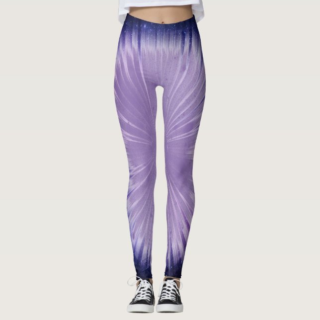 Purple Universe Leggings (Front)