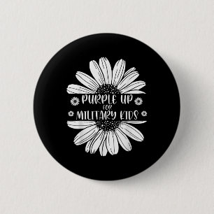Purple Up For Military Kids Military Child Month 6 Cm Round Badge
