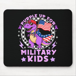 Purple Up for Military Kids Military Child Month Mouse Pad