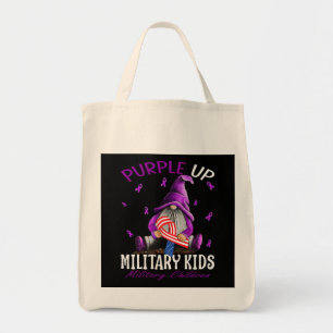 Purple Up For Military Kids Military Child Month Tote Bag
