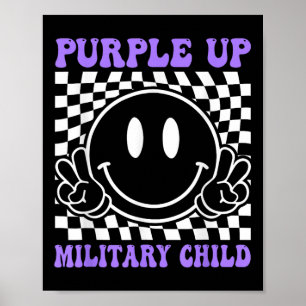 Purple Up For Military Kids Military Child Poster