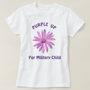 Purple Up For Military Kids Military Child     T-Shirt
