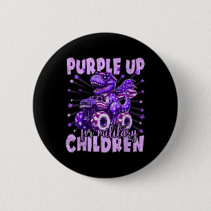 Purple Up For Military Kids Month Military Child D 6 Cm Round Badge
