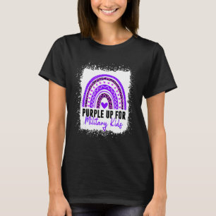 Purple Up For Military Kids Month Military Child R T-Shirt