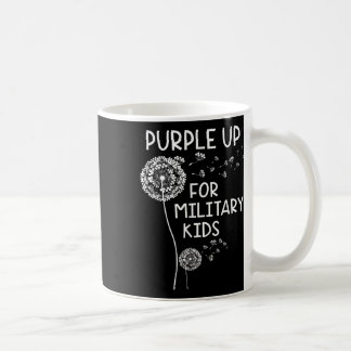 Purple Up For Military Kids Month Of The Military  Coffee Mug