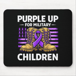 Purple Up for Military Kids Month of The Military Mouse Pad