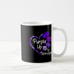 Purple Up For Military Kids Sunflower Military Chi Coffee Mug
