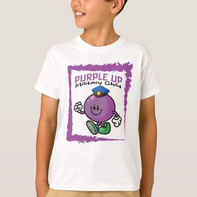 Purple Up Military Child 2024 T-Shirt (Front)