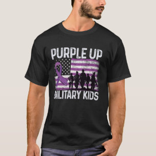 Purple Up Military Kids Month Of Military Child Ar T-Shirt