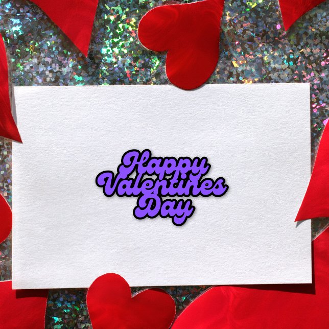Purple Valentine's Day Font MEDIUM Sticker Sheet (Creator Uploaded)