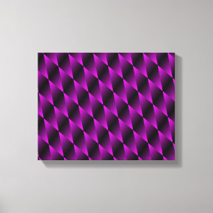 Purple Velvet Psychedelic Art Canvas Print