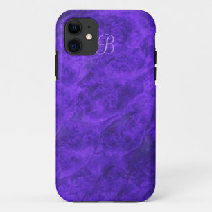Purple Velvet Walnut iPhone case *monogrammed*