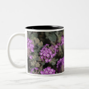 Purple Verbena Coachella Valley Wildlife Preserve Two-Tone Coffee Mug