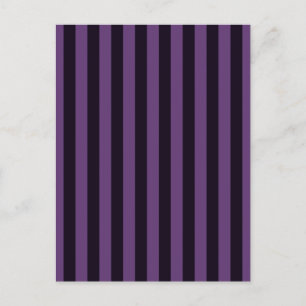 Purple Vertical Stripes Customise This! Postcard