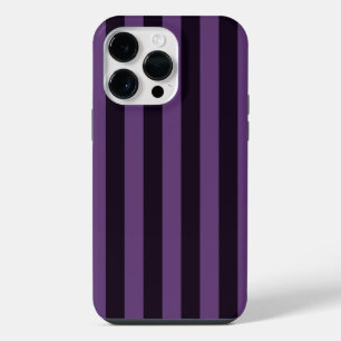 Purple Vertical Stripes Decor iPhone 14 Pro Max Case