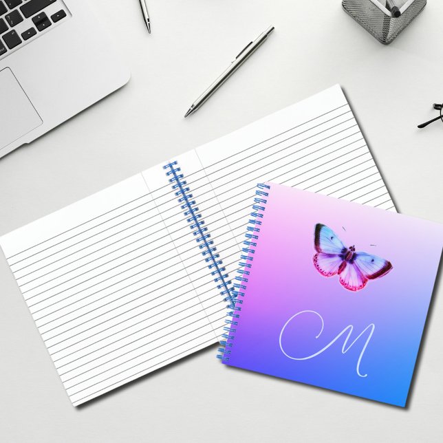 Purple Vintage Butterfly – Antique-Inspired Notebook (Creator Uploaded)