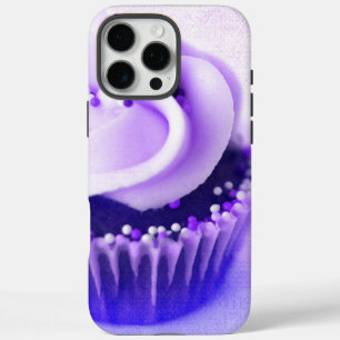 Purple Vintage Cupcake Sprinkles iPhone 16 Pro Max Case