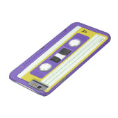 Purple Vintage Retro Audio Cassette Case-Mate iPhone Case (Bottom)