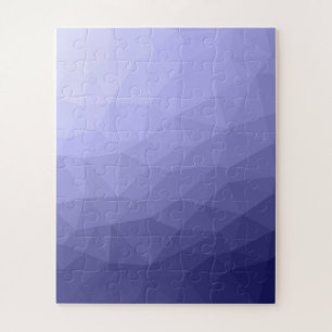 Purple violet  blue mesh ombre geometric pattern jigsaw puzzle