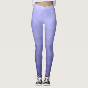 Purple violet blue mesh ombre geometric pattern leggings