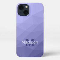 Purple violet blue mesh ombre pattern Monogram