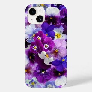 Purple Violet Flowers Customisable  Case-Mate iPhone 14 Case