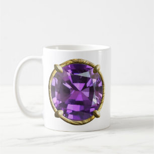 Purple, Violet Gem Coffee Mug