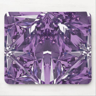 Purple, Violet Gem Mouse Pad