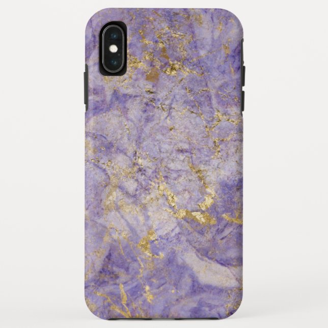 Purple Violet Gold marble Case-Mate iPhone Case (Back)