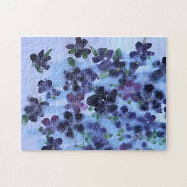 Purple Violet Puzzle (Horizontal)