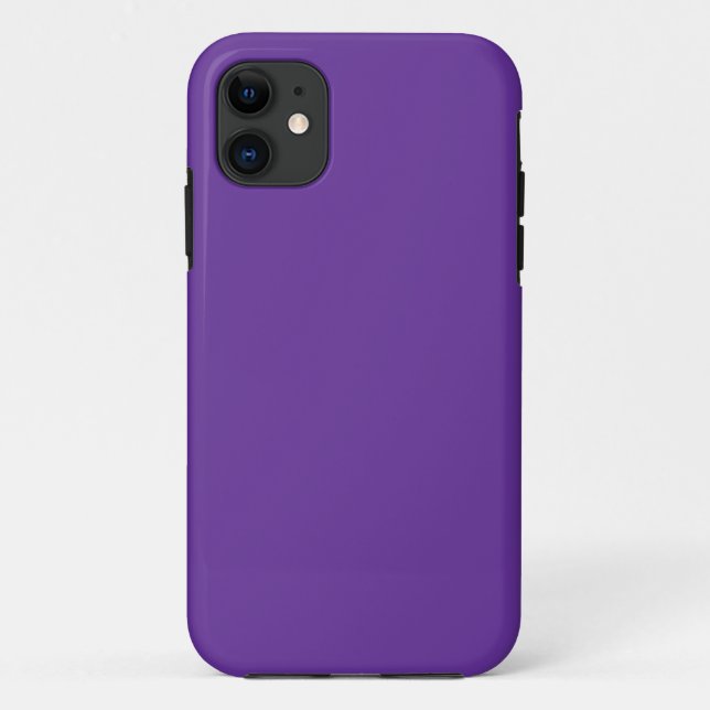 Purple Violet Solid Background Colour Code 663399 Case-Mate iPhone Case (Back)
