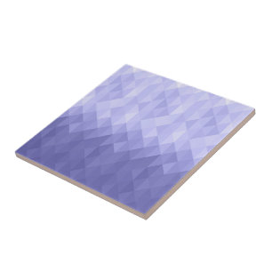 Purple violet triangle geometric squares ceramic tile