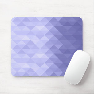 Purple violet triangle geometric squares mouse pad