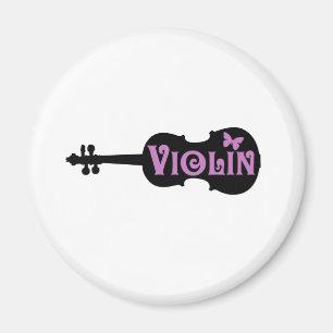 Purple Violin T-Shirt Magnet