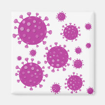 Purple Viral Particle