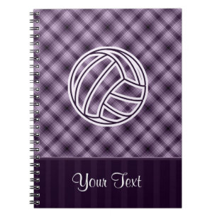 Purple Volleyball Notebook