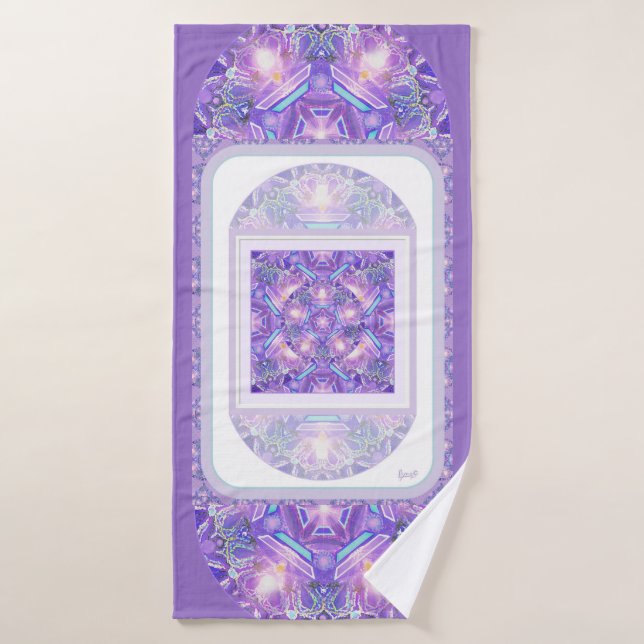Purple W1 Bath Towel (Bath Towel)