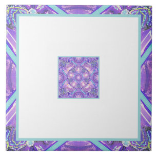 Purple W1 Ceramic Tile
