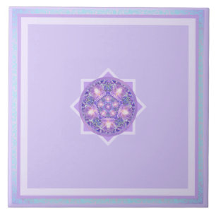 Purple W1 Ceramic Tile