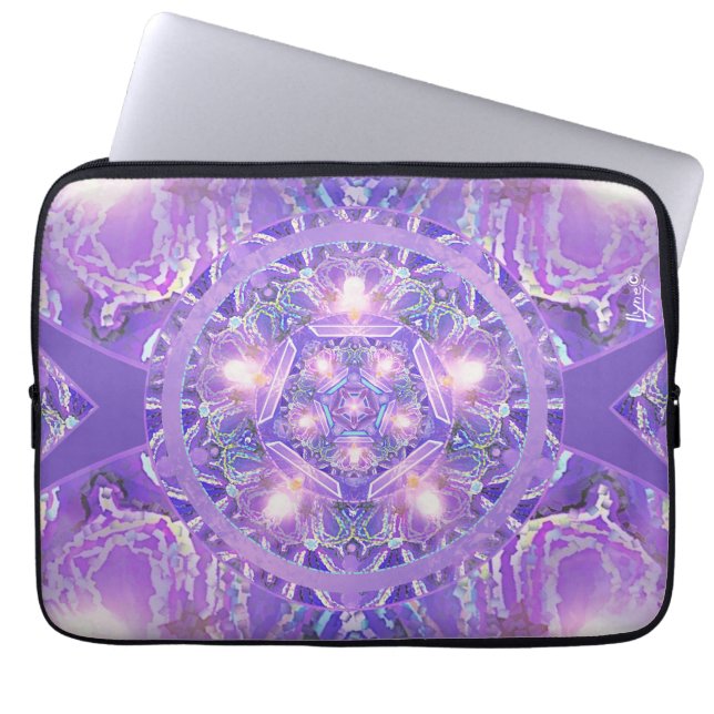Purple W1 Laptop Sleeve (Front)