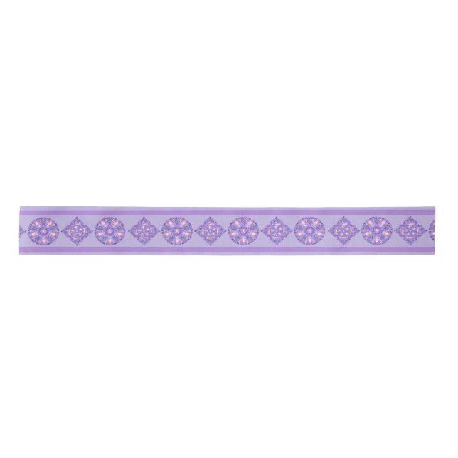 Purple W1 Satin Ribbon (Front)