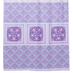 Purple W1 Shower Curtain