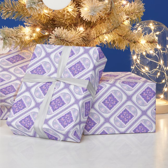 Purple W1 Wrapping Paper (Holidays)