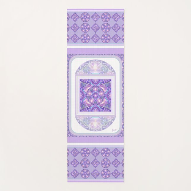 Purple W1 Yoga Mat (Front)