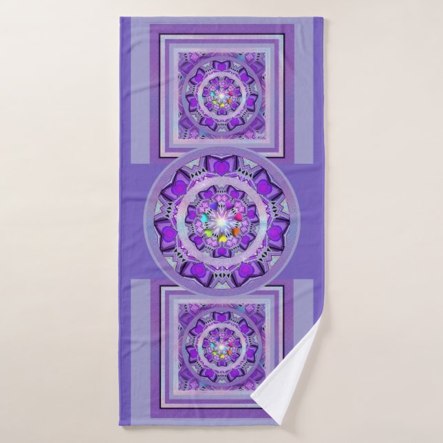 Purple W2 Bath Towel (Bath Towel)