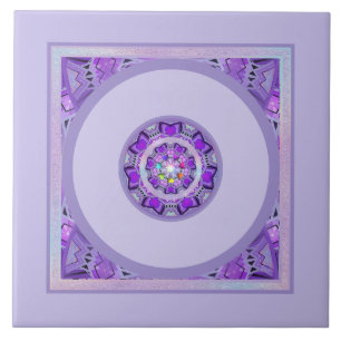 Purple W2 Ceramic Tile