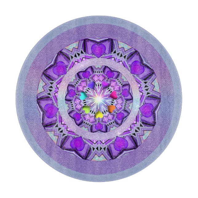 Purple W2 Cutting Board (Front)