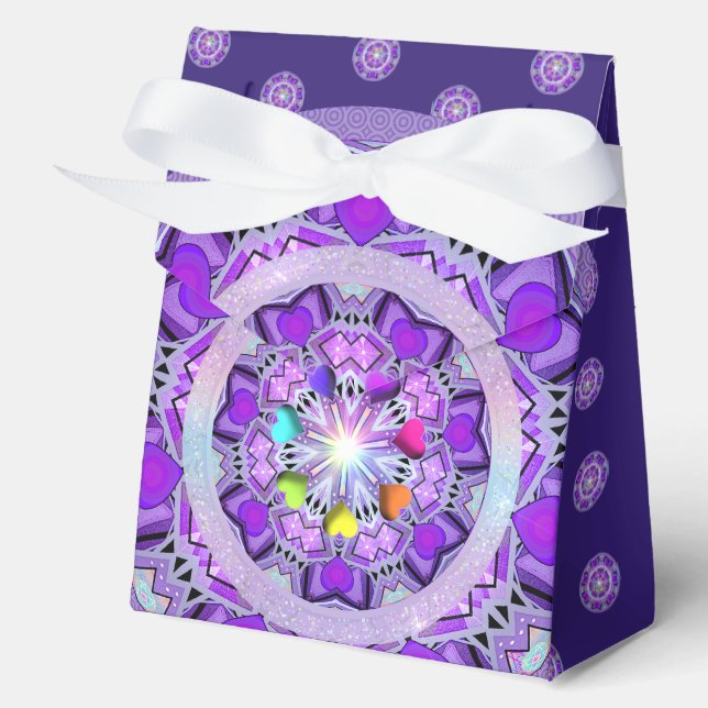 Purple W2 Favour Boxes (Front)