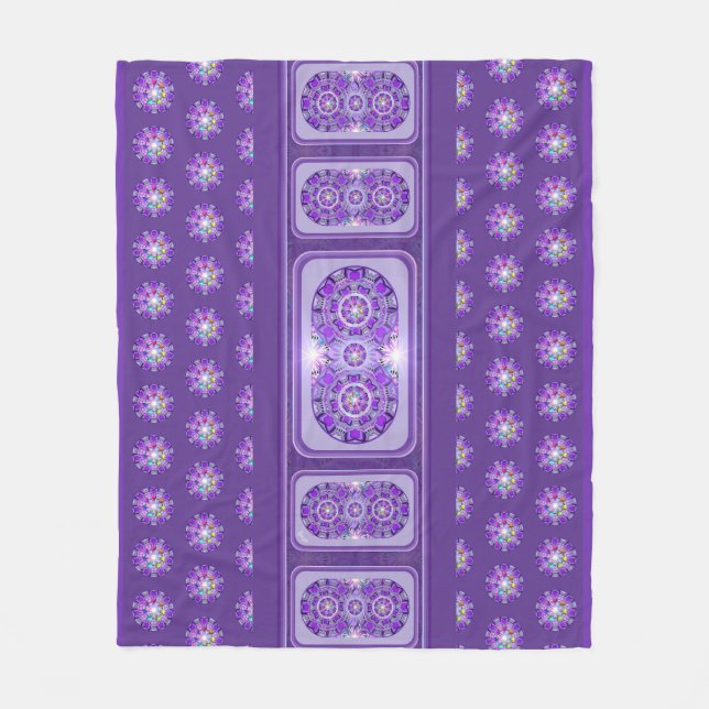 Purple W2 Fleece Blanket (Front)